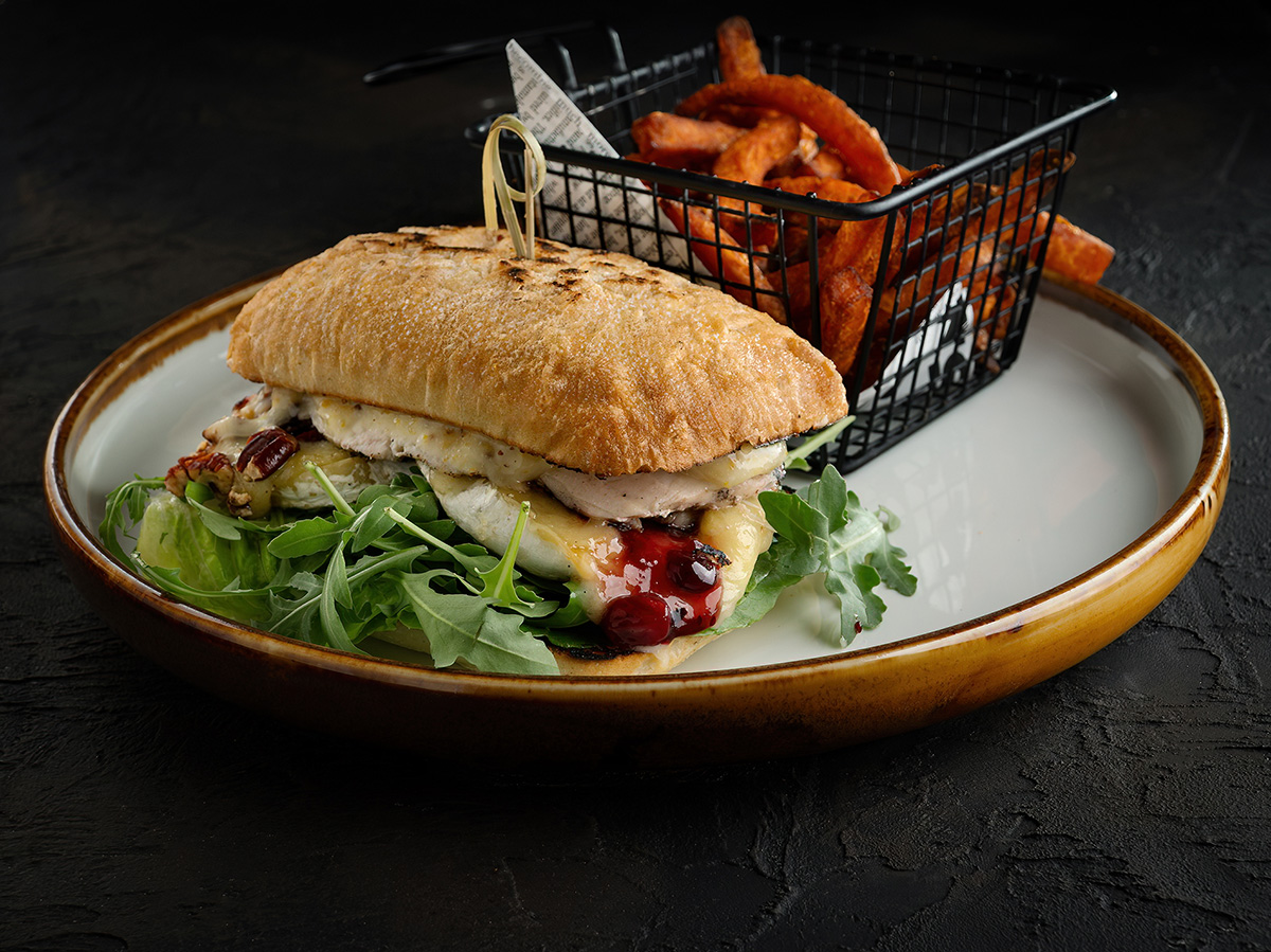Grillowana ciabatta z kurczakiem