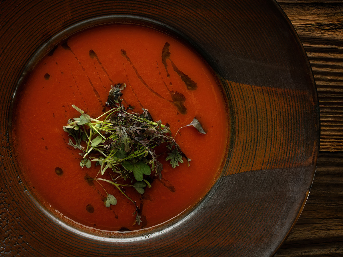 Krem z pieczonych pomidorów