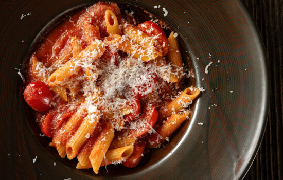 Penne z sosem pomidorowym