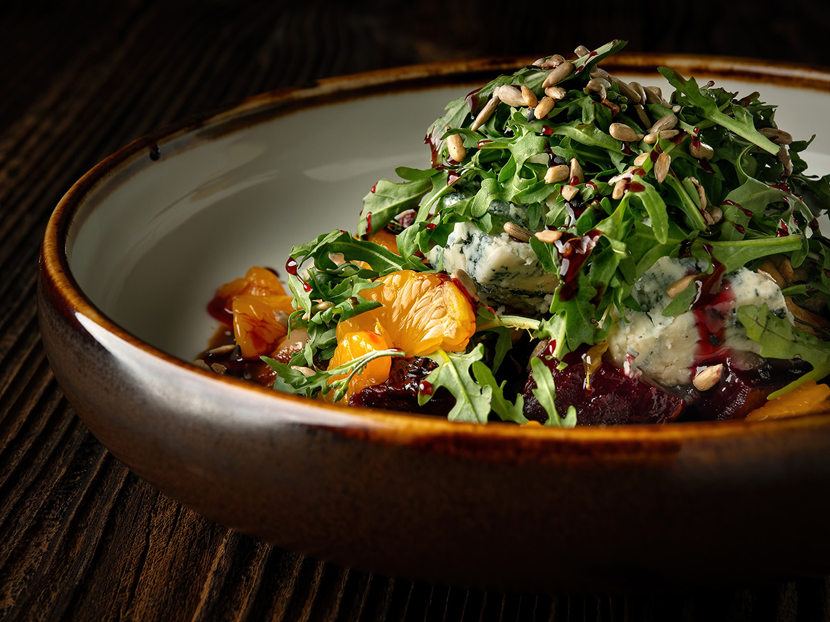 Sałatka z pieczonym burakiem